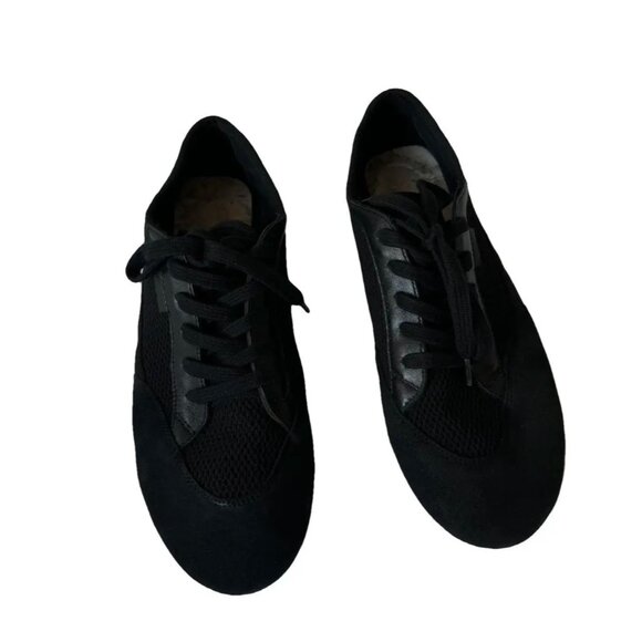 The Row - Bonnie Low Top Lace Up Sneakers - Black - Picture 2 of 12